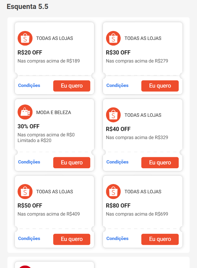 Cupom https://s.shopee.com.br/BQ4URkN5X