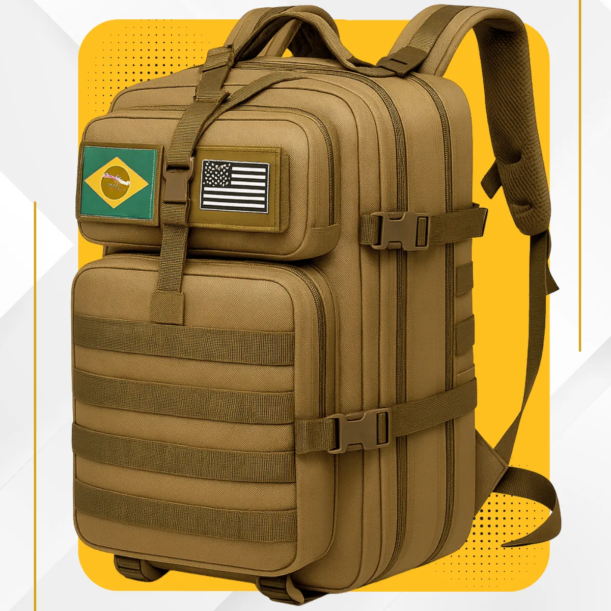 Mochila Tática Impermeável Militar Reforçada Grande 50 Litros