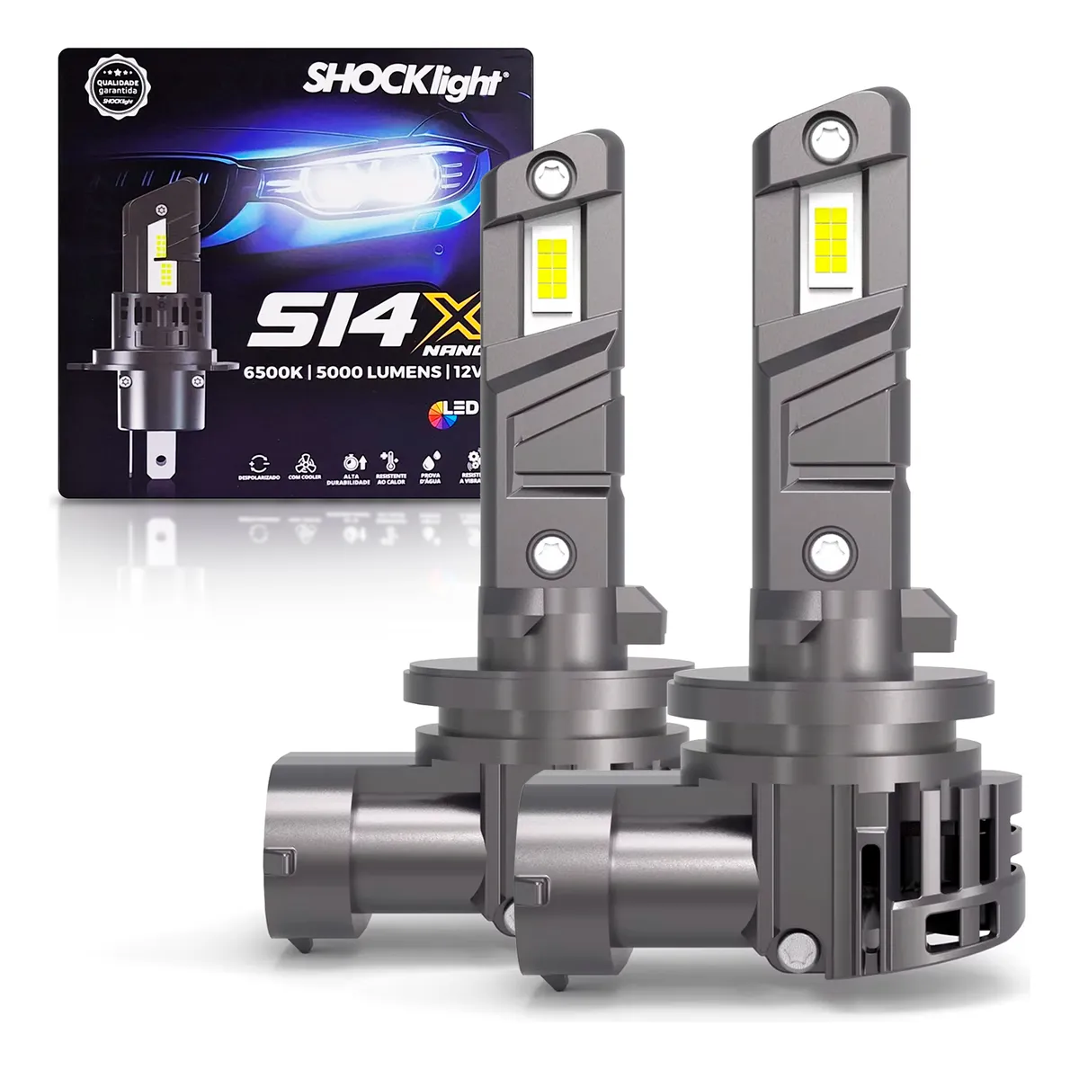 Par Ultra Led Shocklight S14x Nano Chip 7535 5.000lm 22w 12v