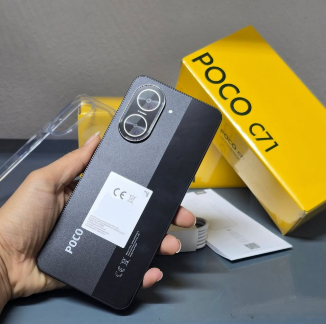 Smartphone Xiaomi Poco C71 Preto 4G 4GB RAM 128GB ROM