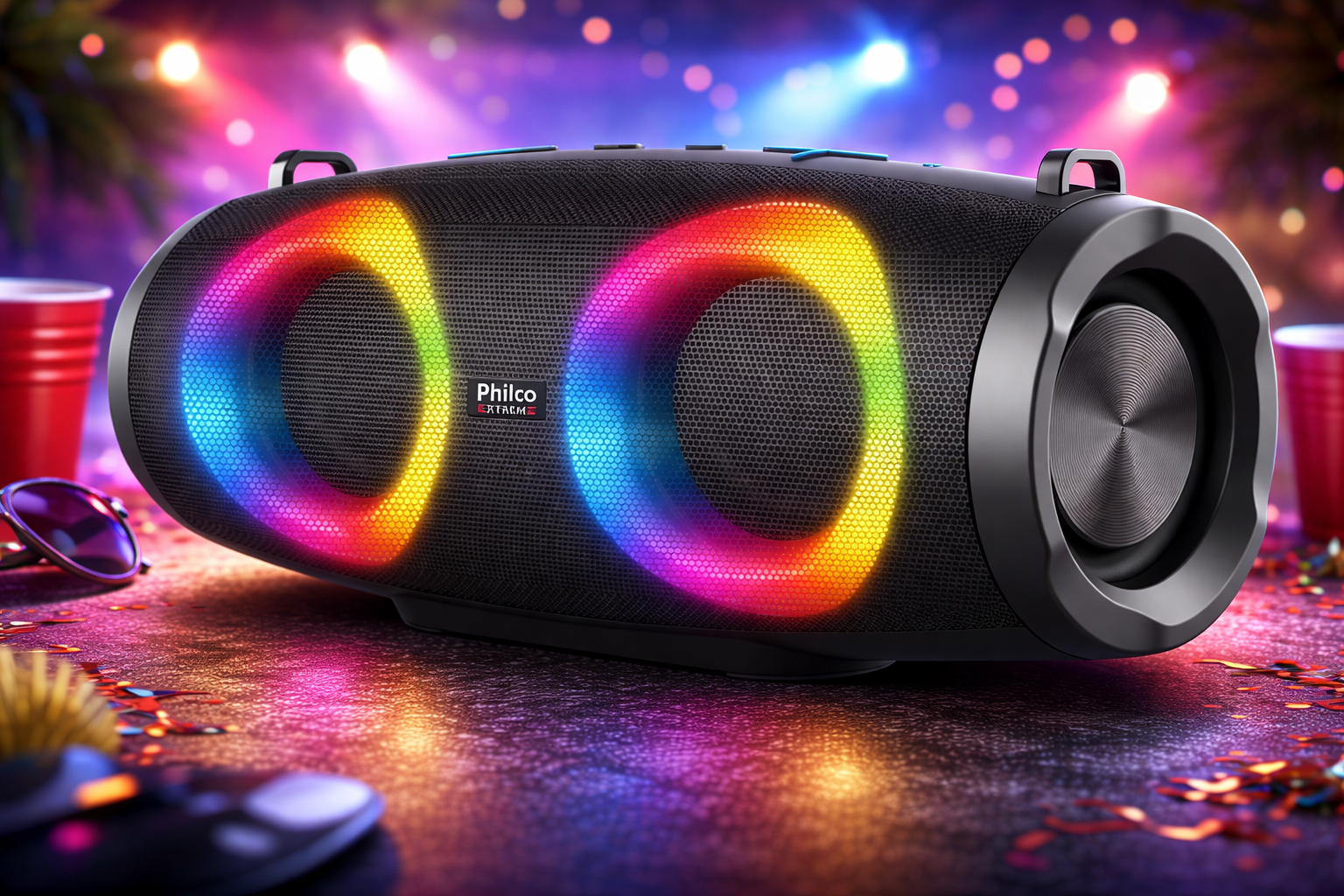 Caixa de Som Speaker Philco PBS45BT Extreme Bluetooth V5.3 40W