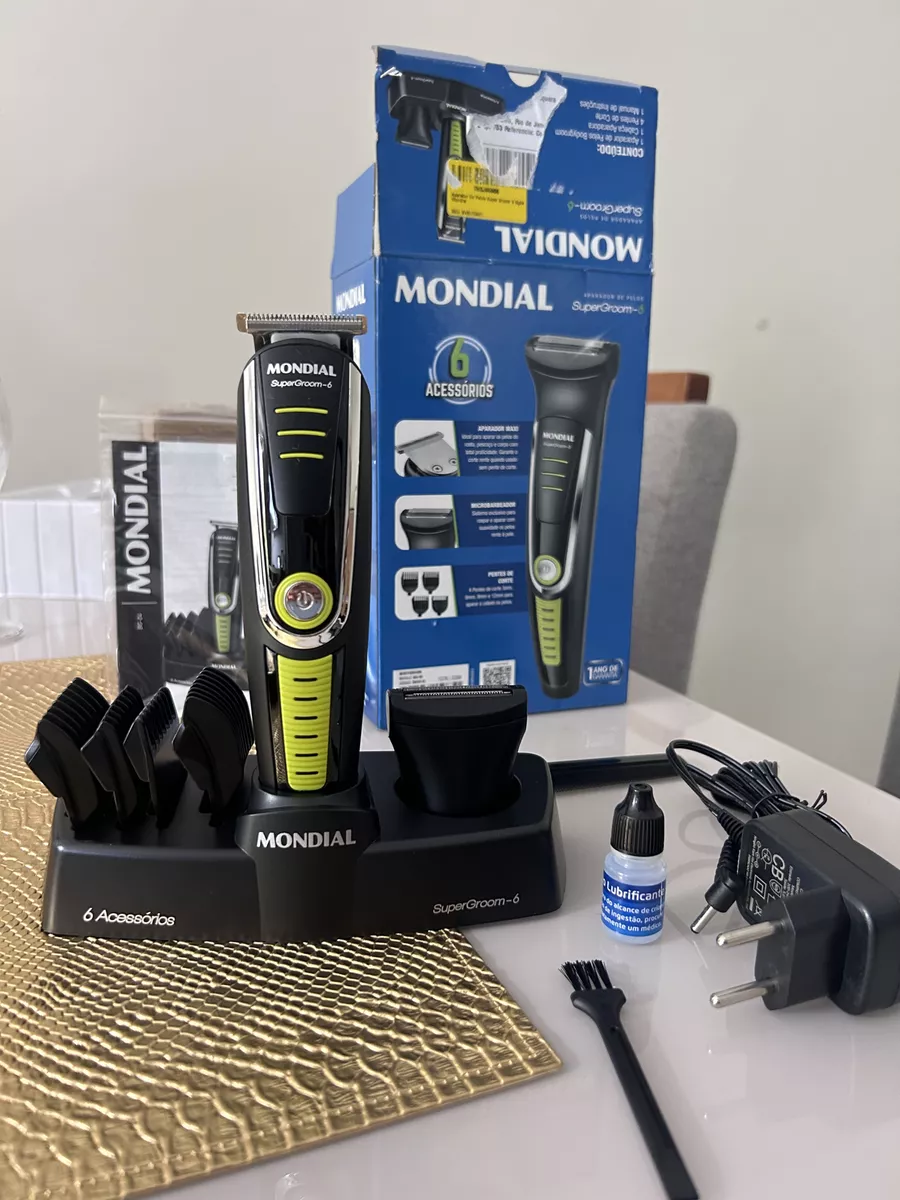 Aparador de Pelos Super Groom 06, Mondial 6W BG-04