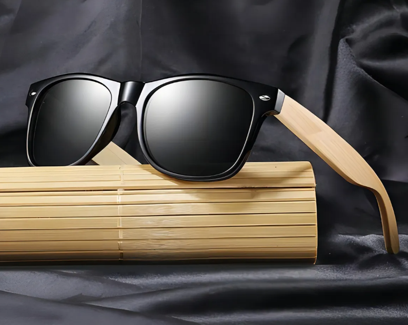 Óculos De Sol Quadrado - Proteção UV Cinza-escuro