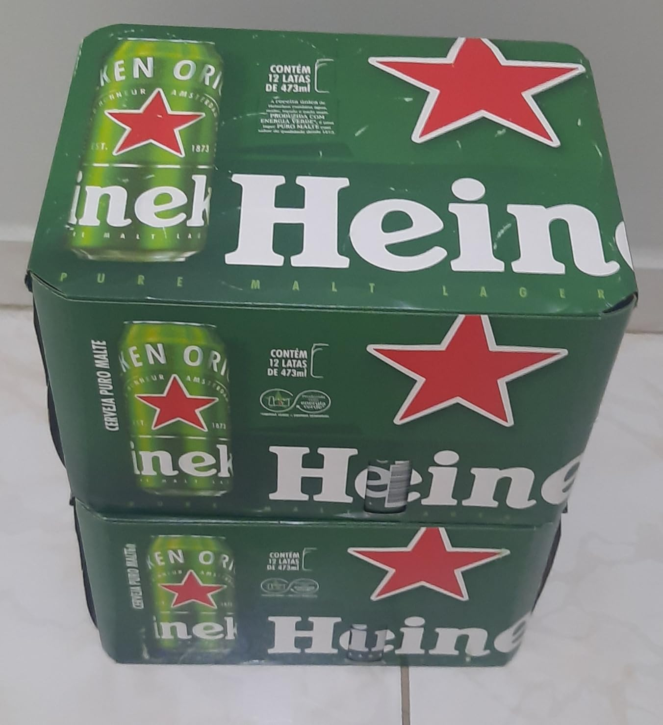 Heineken Cerveja Lata 473ml Pack 12 Unidades