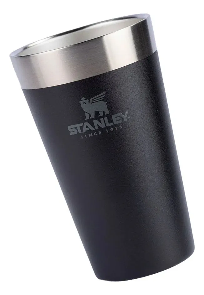 Copo Térmico de Cerveja Stanley Matte Black Preto | 473ML