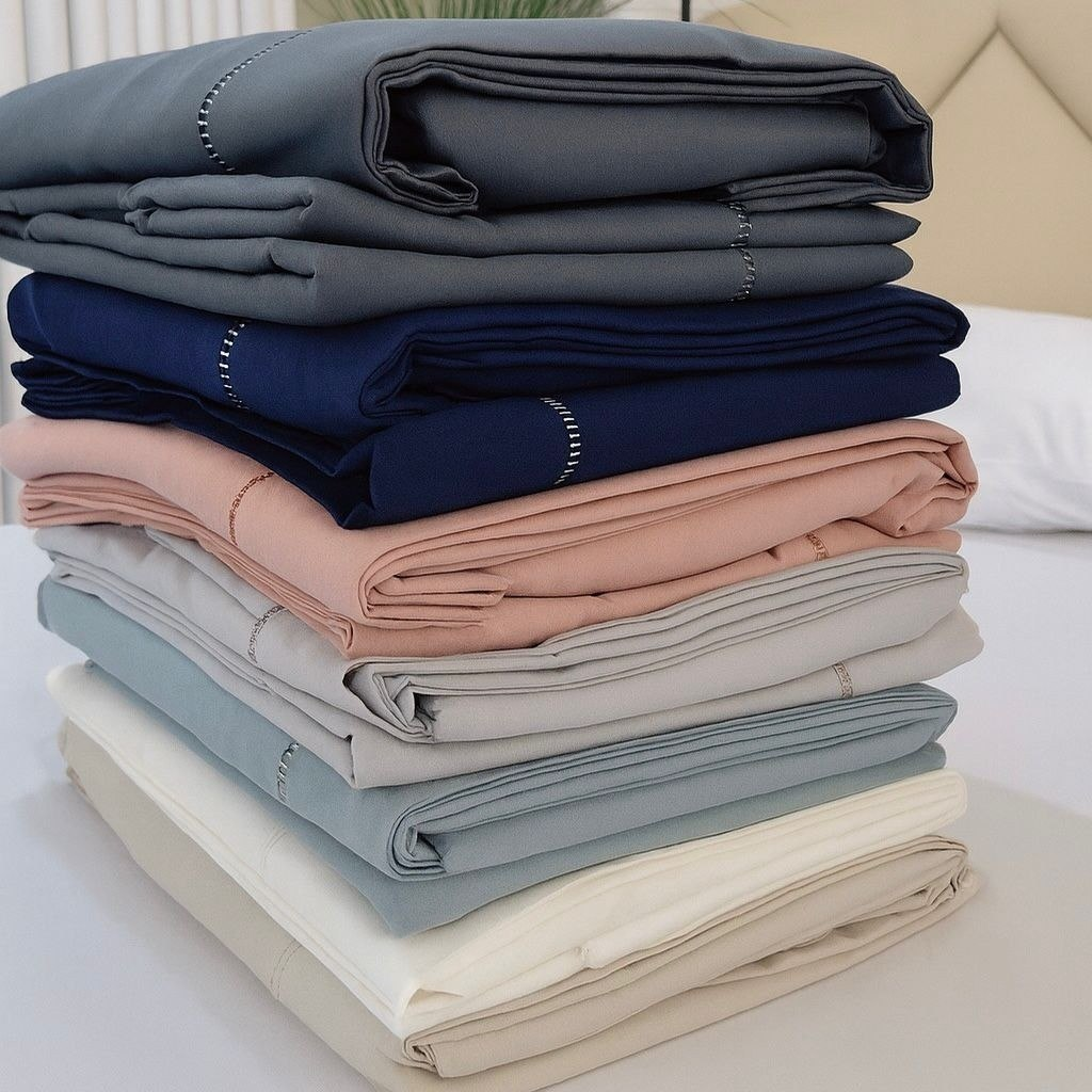 Kit Jogo Lençol Queen 400 Fios 3 Peças Toque Aveludado Macio