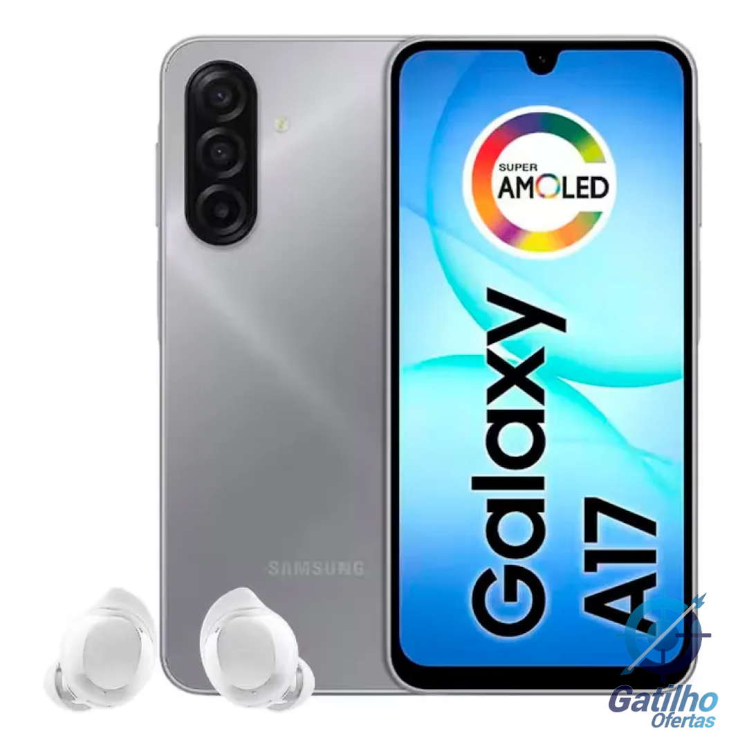 Smartphone Galaxy A17 4g Tela 6.7 128gb + Galaxy Buds Core