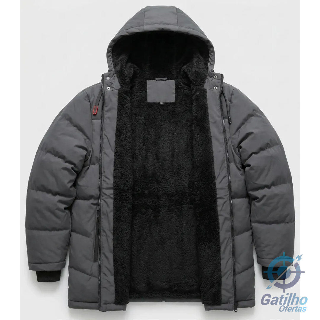 Super Plus Size Jaqueta Frio Inverno Puffer Bobojaco Gominho