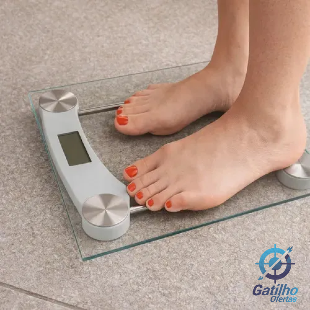 Balança Digital De Vidro Até 180kg Portatil Corporal Wow World Of Wonders