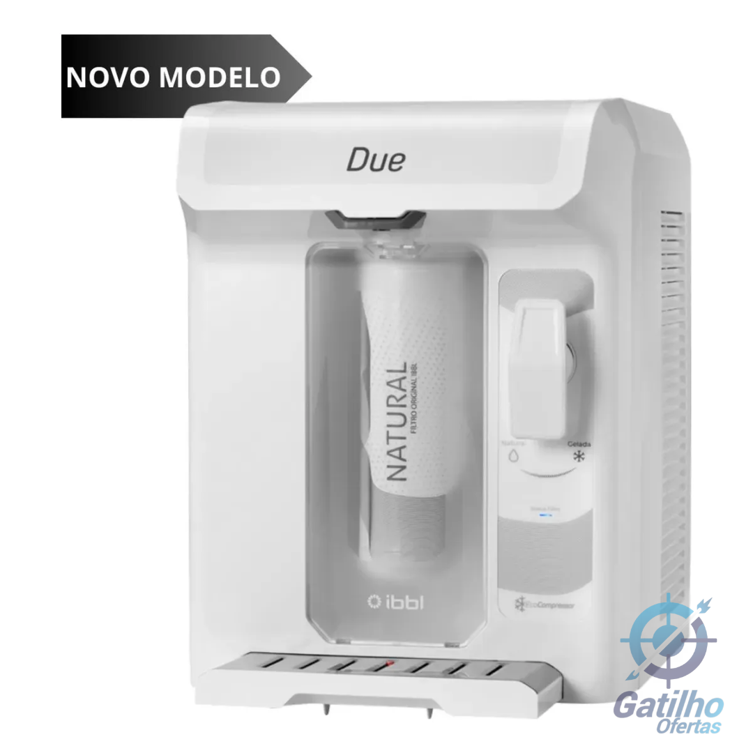 Purificador De Água Compressor Ibbl Due Immaginare Branco 127V