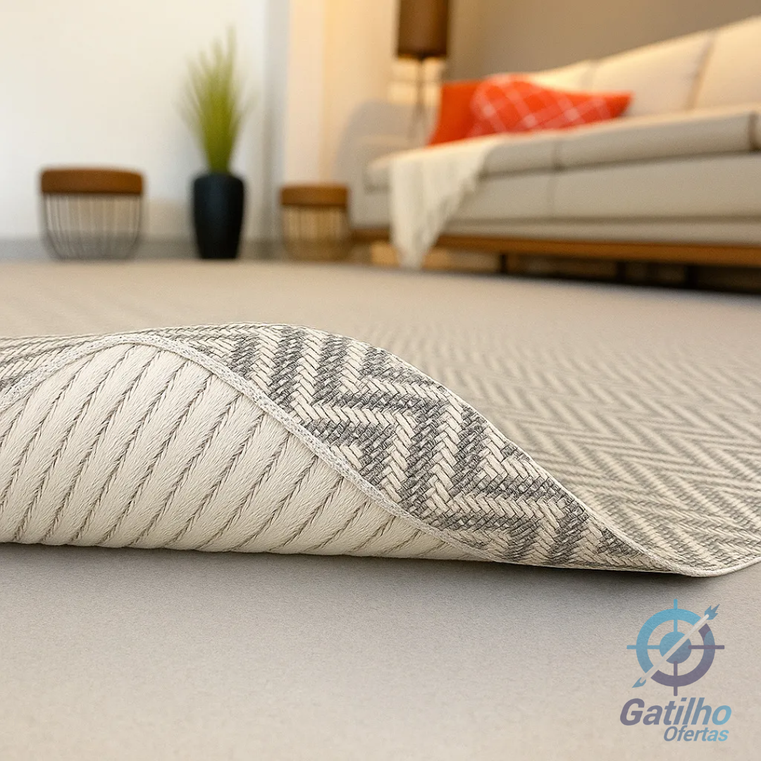 Tapete 3x2 Metros Sala Quarto Clínica Antialérgico + Brinde