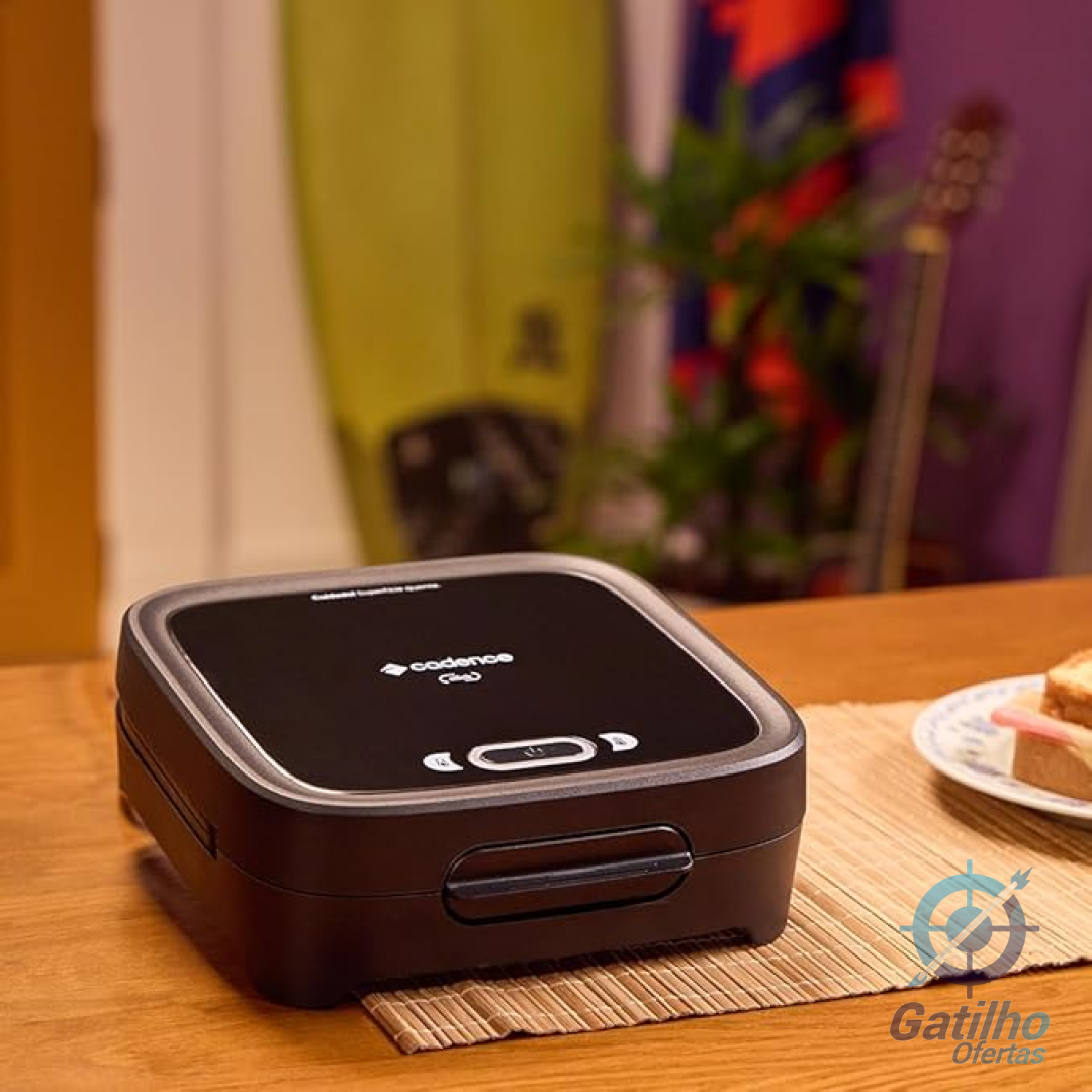 Grill Sanduicheira Cadence SAN400 Elétrica Chapa Misteira Tostex Tostequeira Hambúrguer Click