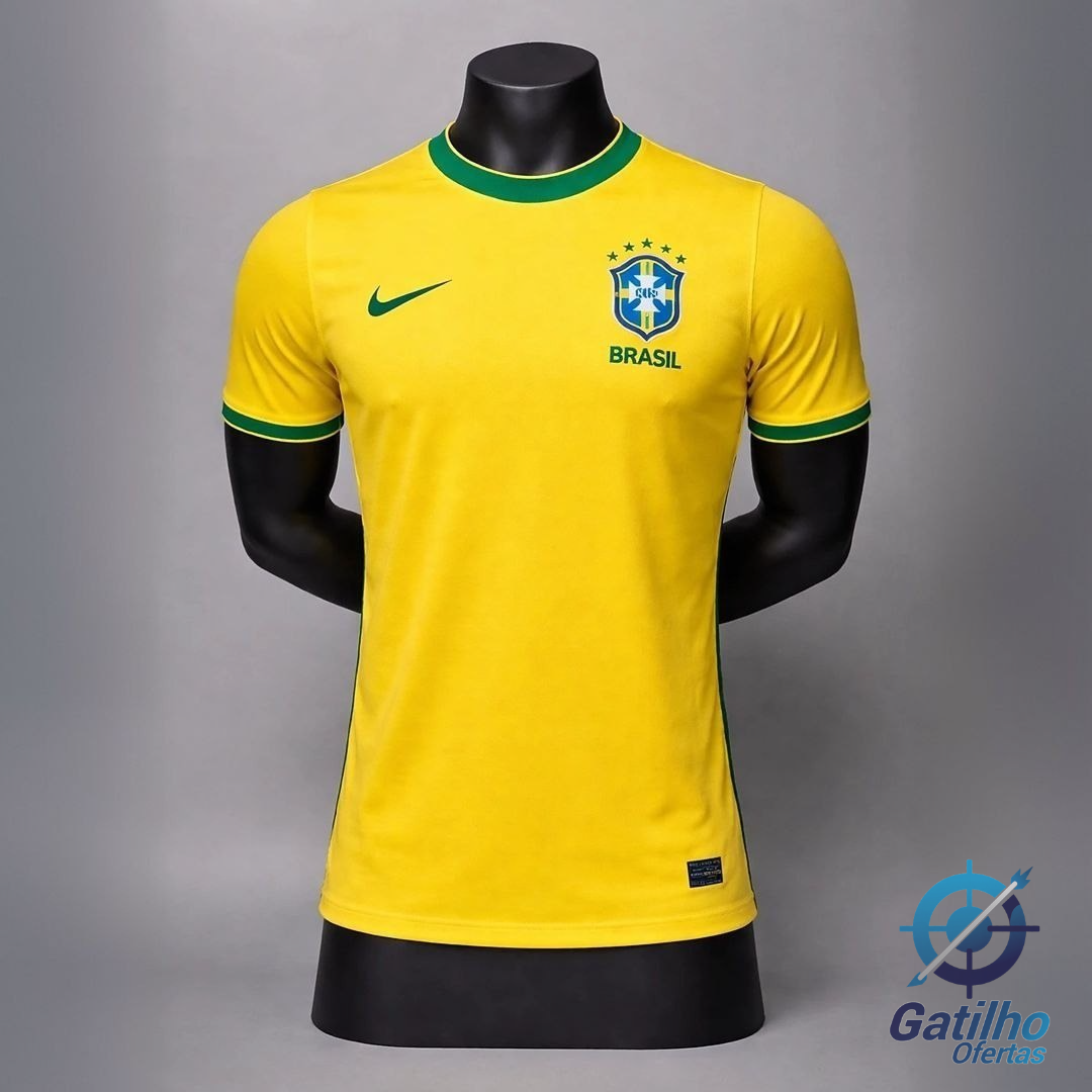 Camisa Brasil Nike I 2026/27 Fã Masculina