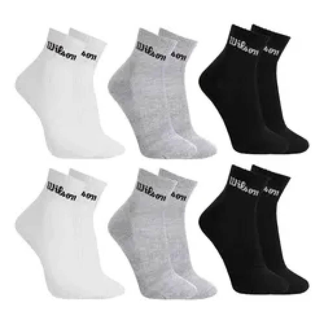 Kit com 6 Pares de Meias Wilson Cano Médio Algodão