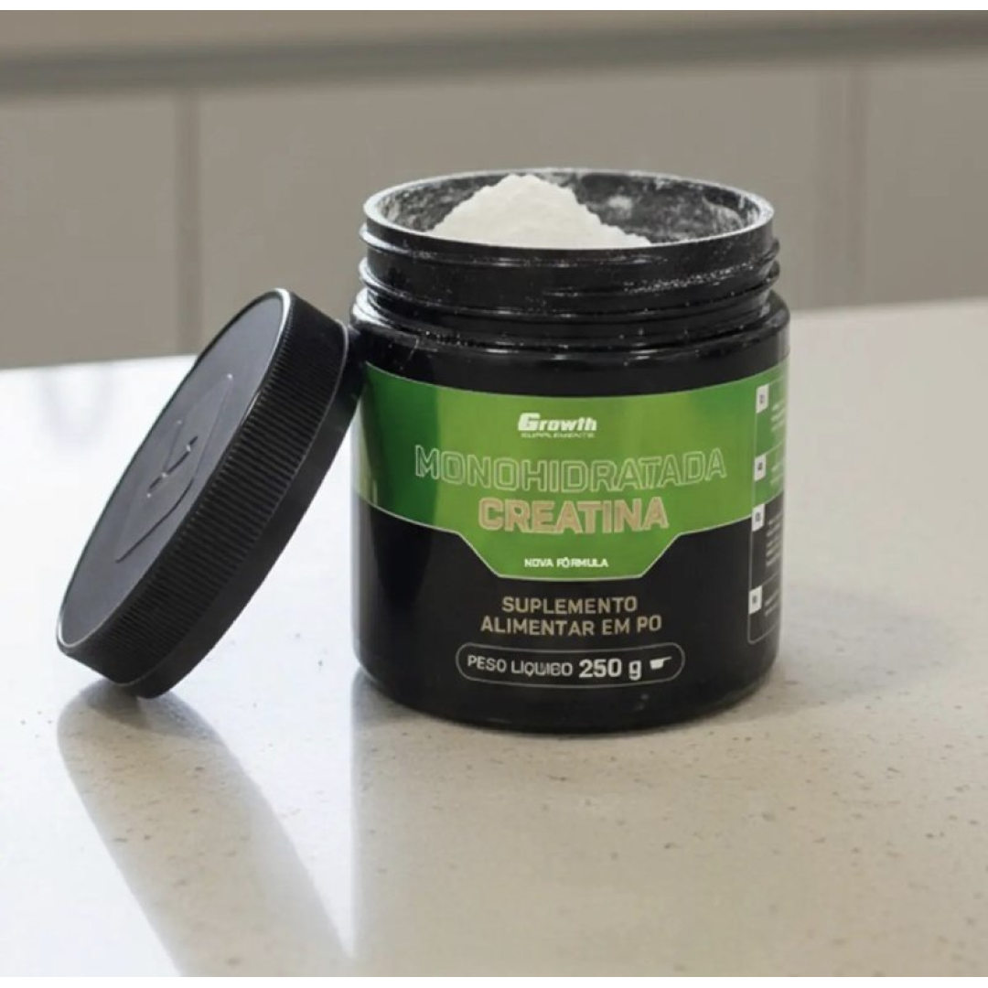 CREATINA GROWTH SUPPLEMENTS MONOHIDRATADA EM PÓ SEM SABOR 250G