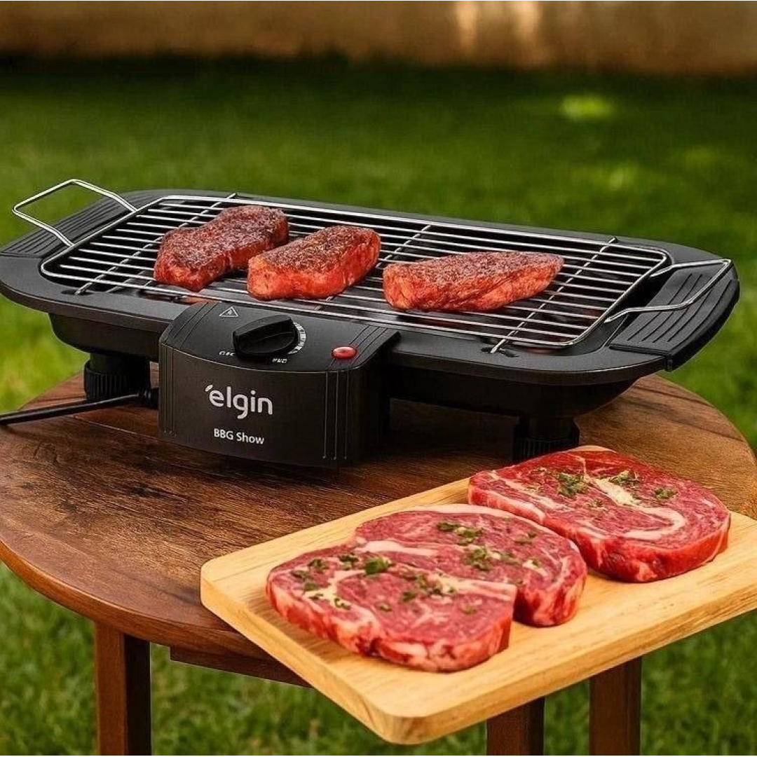 Churrasqueira Elétrica De Mesa Elgin 110V