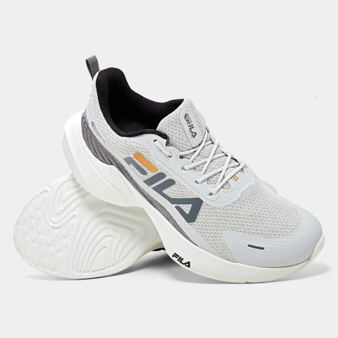 Tênis Fila Progress Lite Masculino - Cinza+Dourado