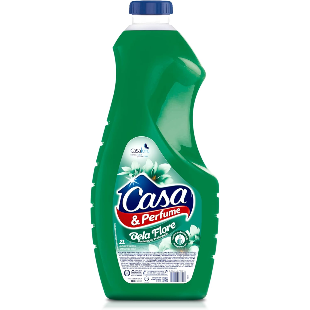 Casa Km Limpador Perfumado Para Pisos Casa & Perfume Bela Flore 2 L (Pacote De 1)