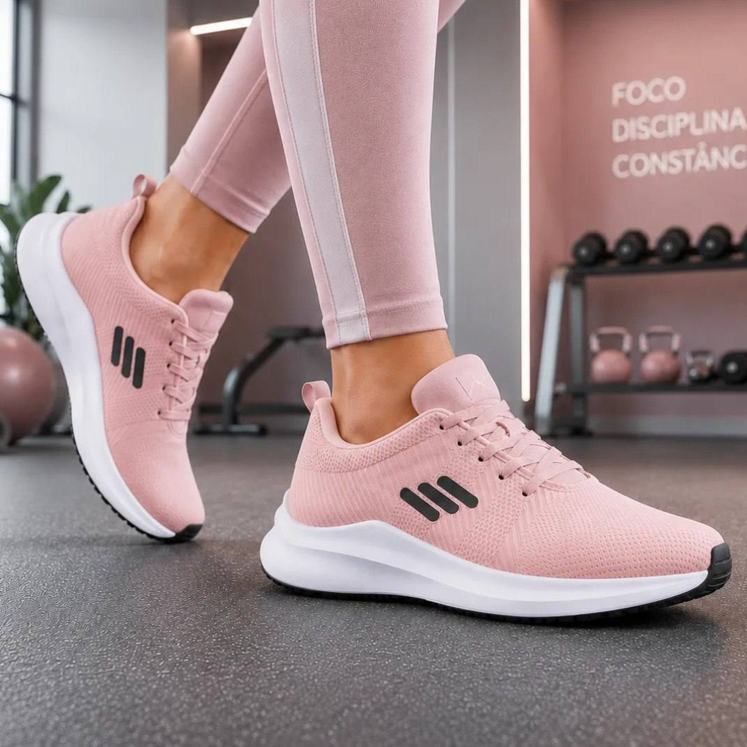 Tênis Feminino Para Academia Leve Confortável Original O2x