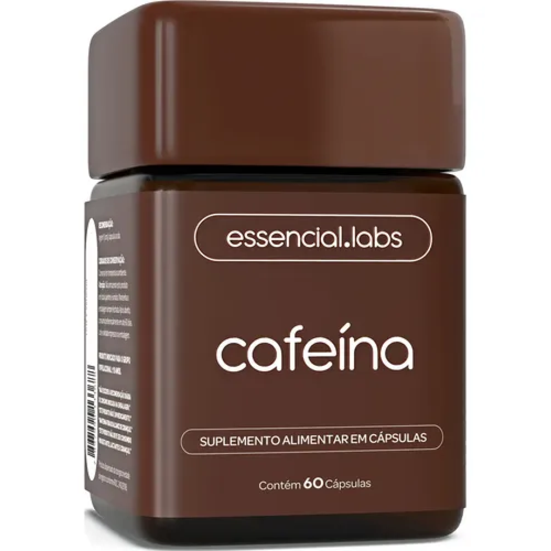 60 Cápsulas Cafeína 100% Pura 200mg