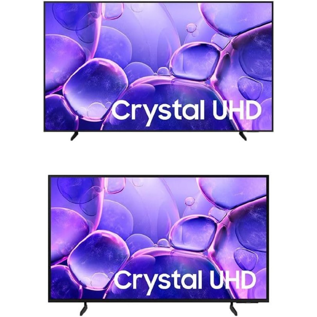 Smart TV 85" Crystal UHD 4K + Smart TV 55" Crystal UHD 4K U8600F