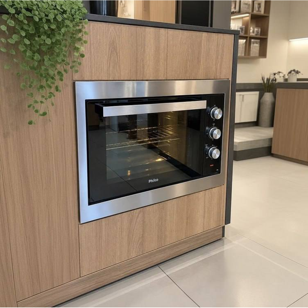 Forno Elétrico de Embutir Philco 47L Inox Esmaltado PFE47E