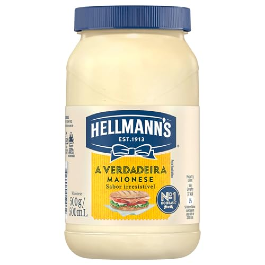 Maionese Tradicional Hellmann's, 500g — No Programe e Poupe
