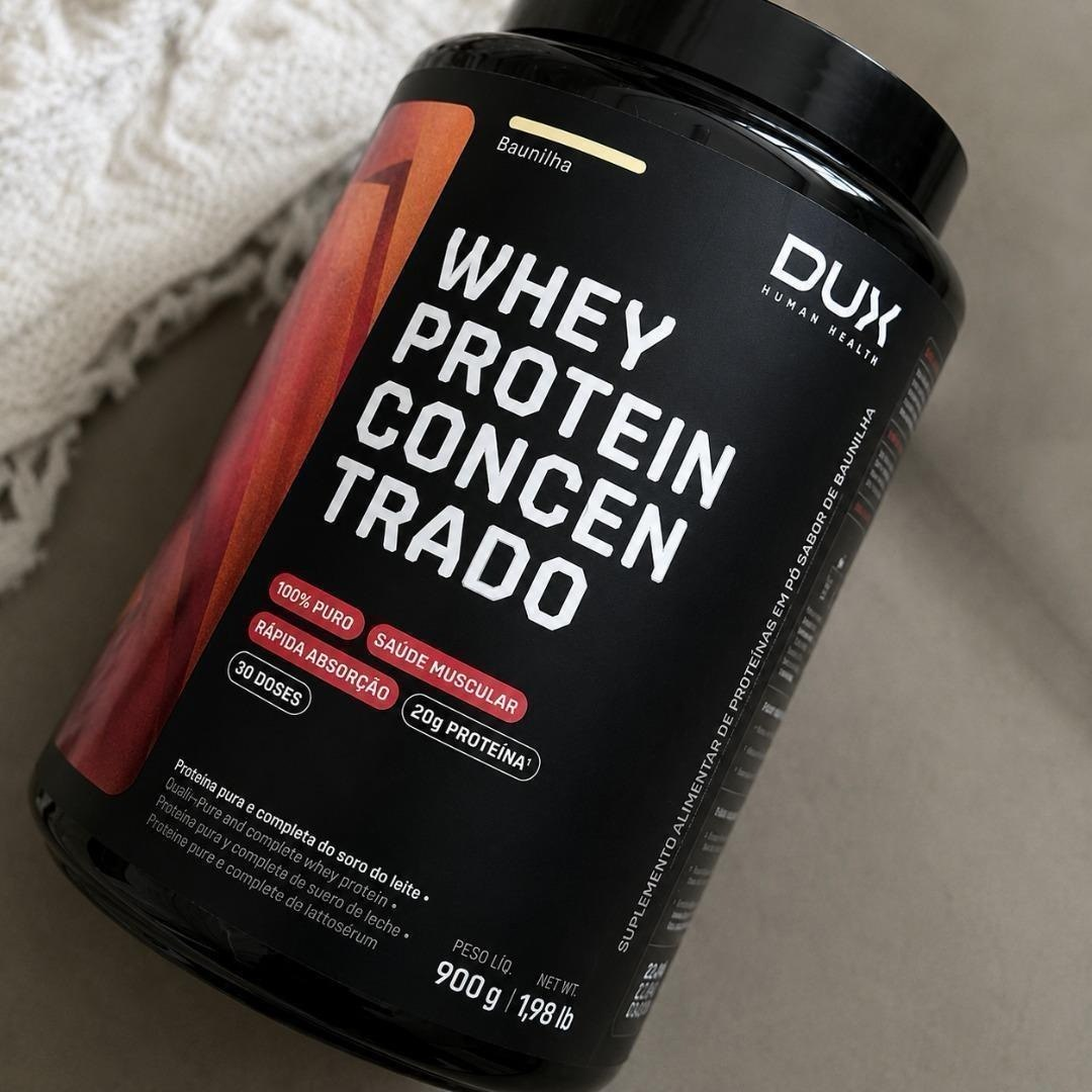 Whey Dux Concentrado 900g Pão de Mel