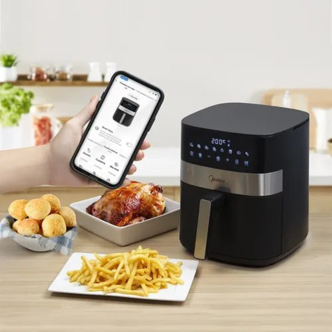 Fritadeira Air Fryer Midea Smart Chef Plus 6L 220v