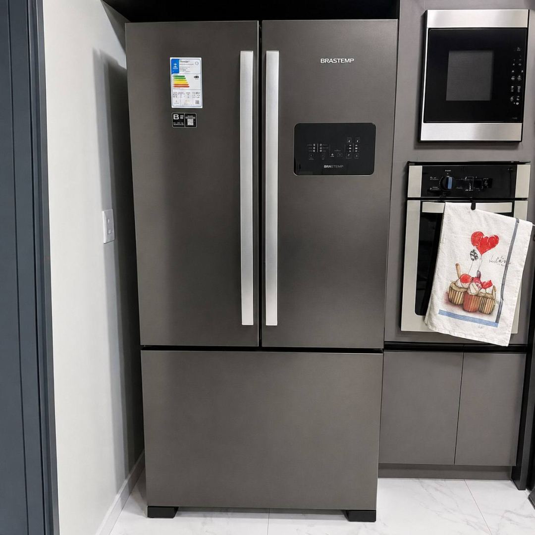 Geladeira Brastemp Frost Free 559 Litros French Door Inox - BRO85MK