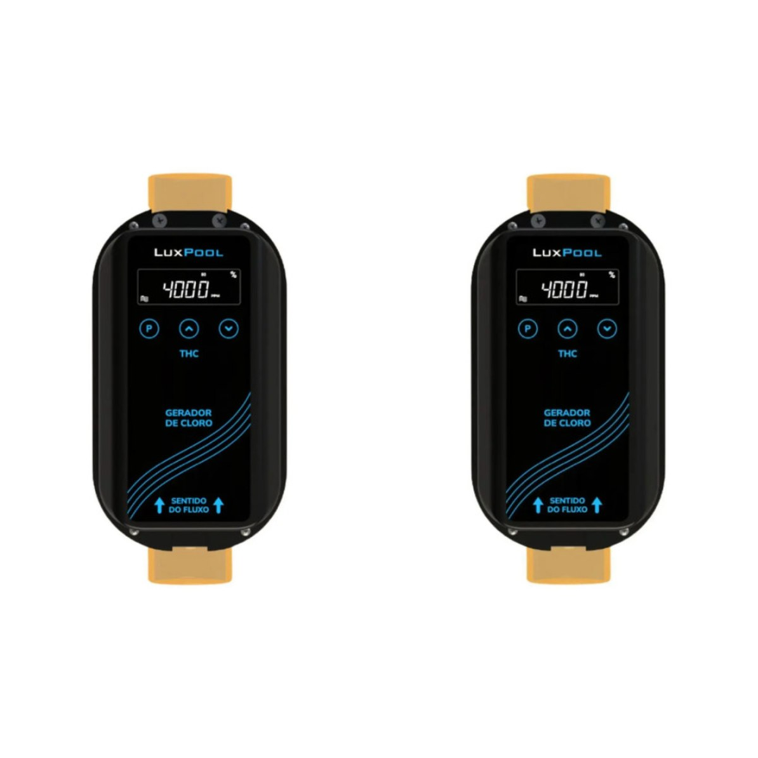 Gerador de Cloro LuxPool THC30 - com Sal na água - para Piscinas até 30.000 Litros