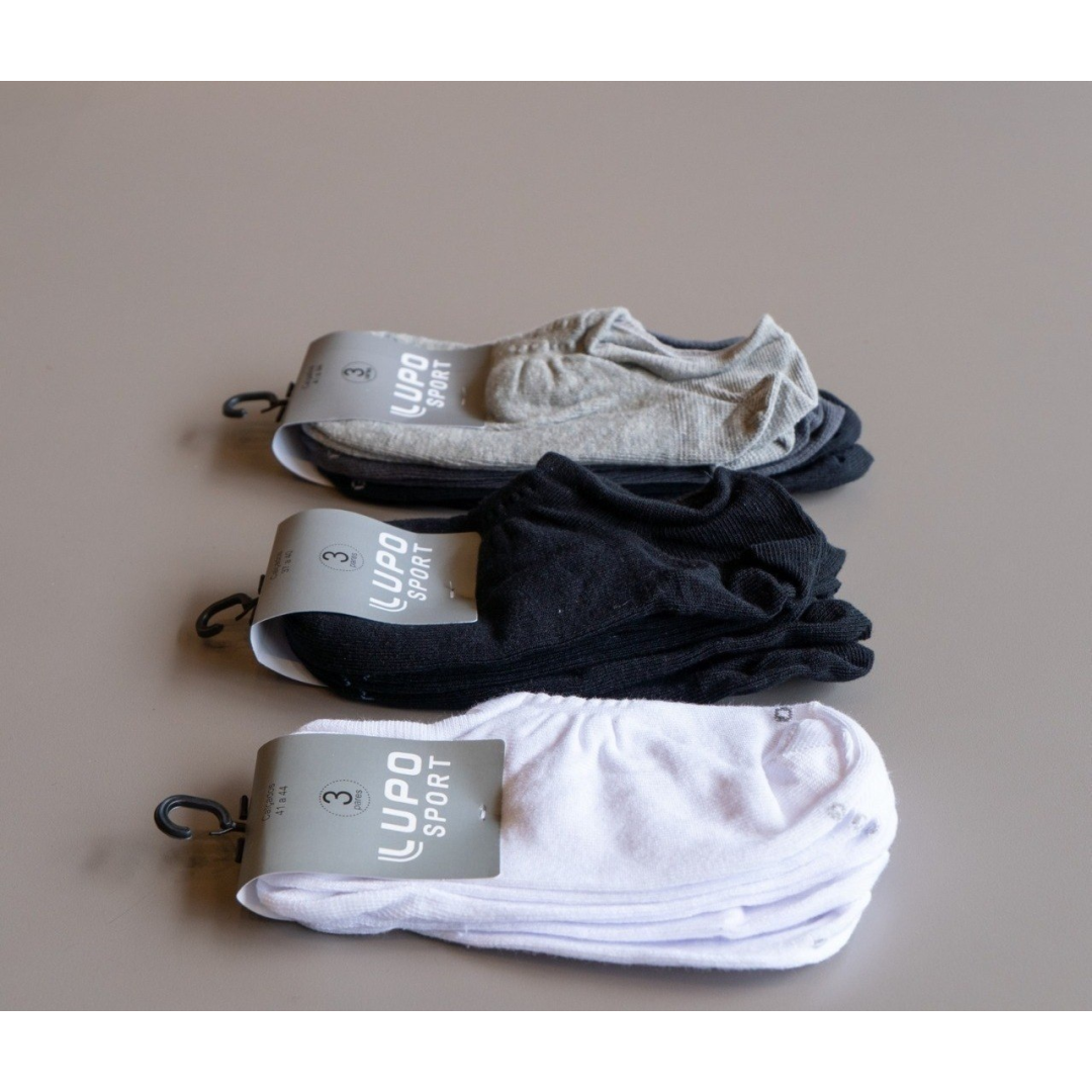 Kit com 6 Pares de Meias Lupo Algodão