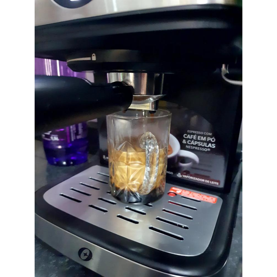 Cafeteira Espresso Oster Double Digital Aço Escovado