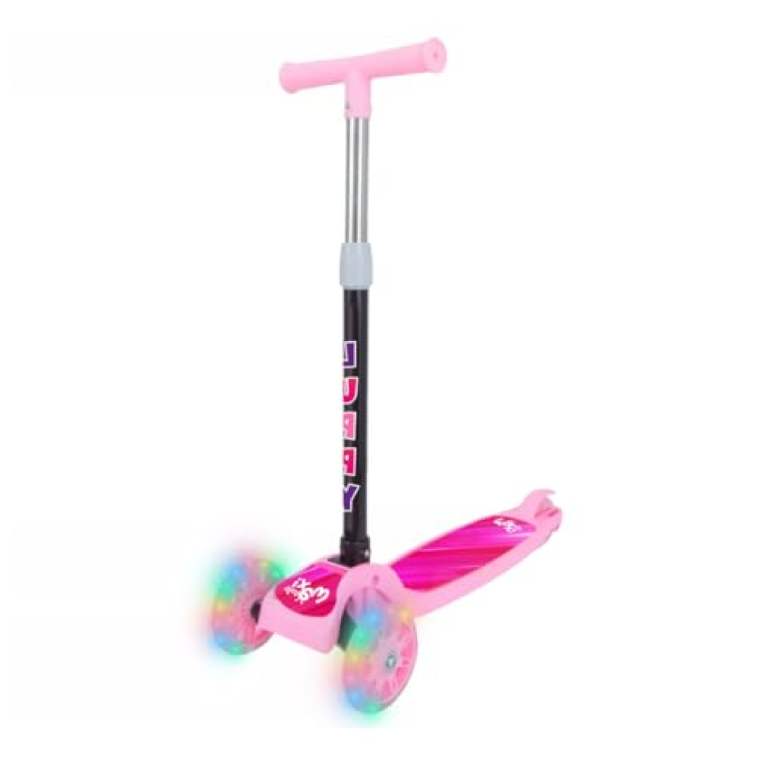 Patinete Infantil Dobrável 3 Rodas Led Luppy Maxi Toys