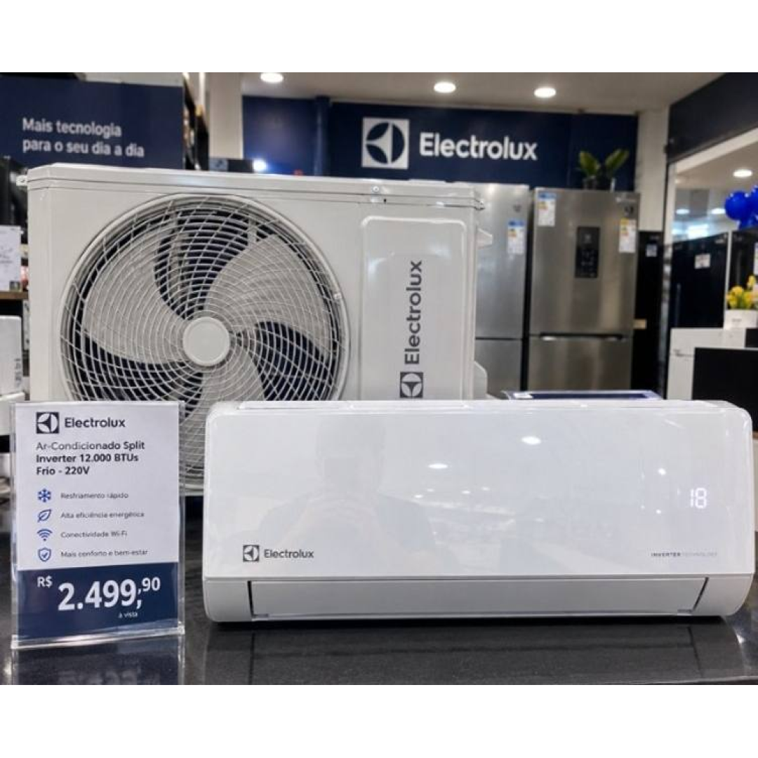Ar Condicionado Hw Electrolux Maxcomfort Inverter 12k F 220 Branco 220v