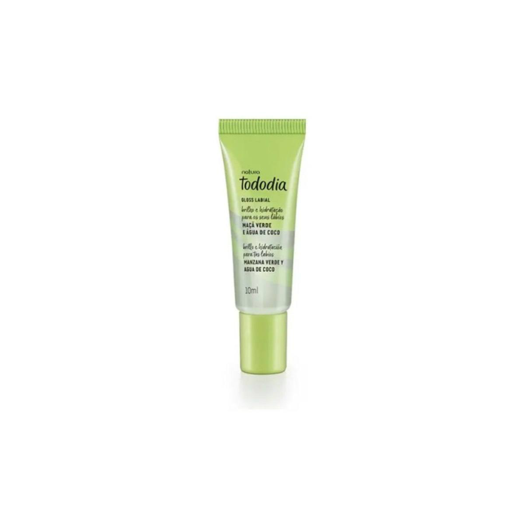 Gloss Labial Natura Tododia Maçã Verde E Água De Coco 10 Ml Sem Cor