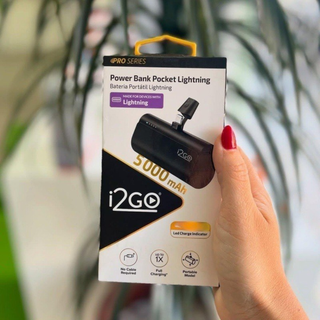 Carregador Portátil I2go 5000mah Lightning
