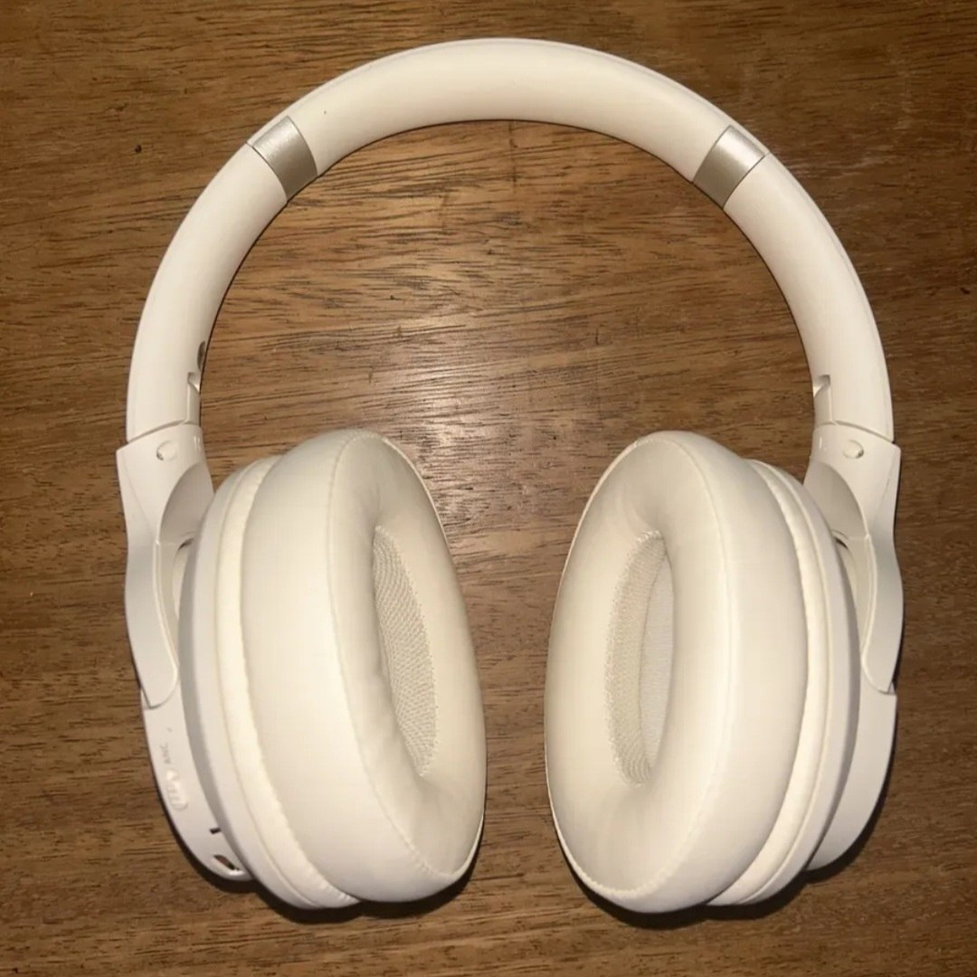 Headset Bluetooth Redução De Ruído Do Anc Hifi Basike Fone de ouvido Headphone Bluetooth5.4 over-ear Sem Fio Com Microfone Até 50h de Bateria