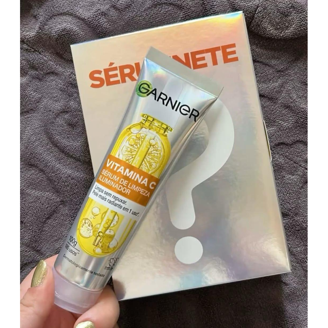 Garnier Sérum de Limpeza Facial Iluminador com Vitamina C 100g