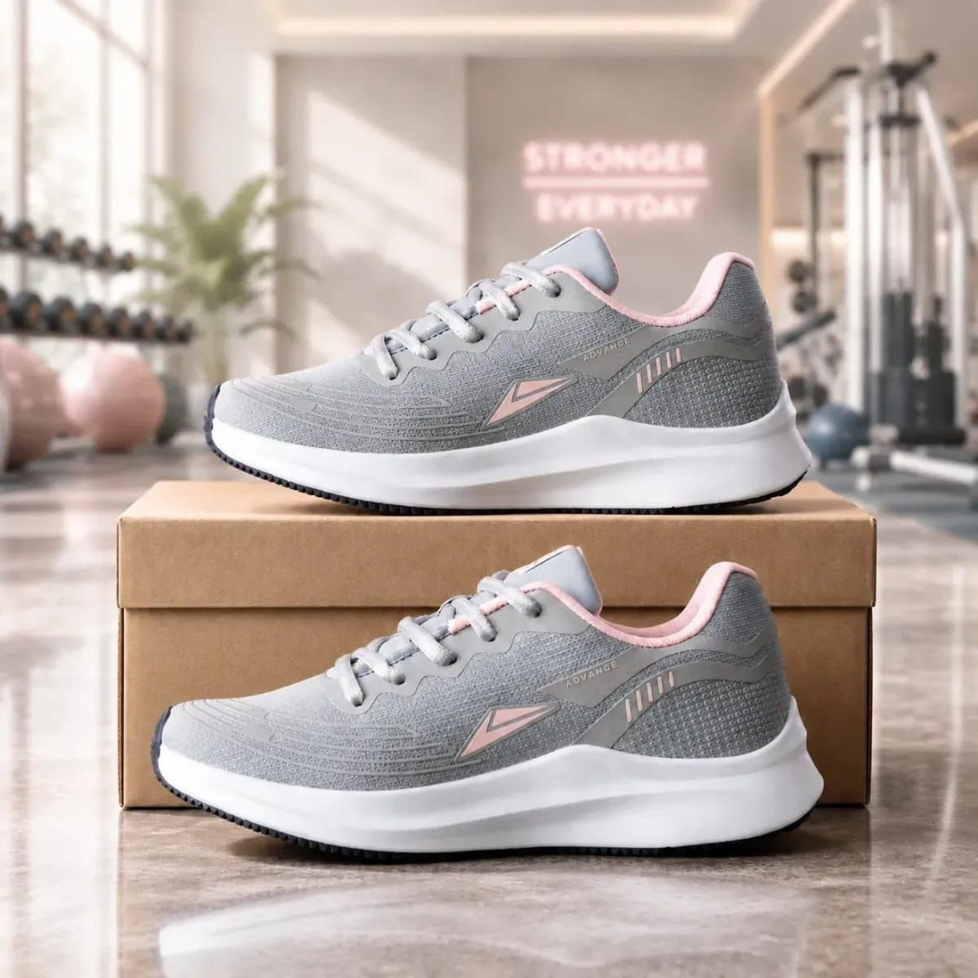Tênis Sneeks Feminino Casual Academia Treino Promoção Cinza/rosa Sneeks 37,0 Br
