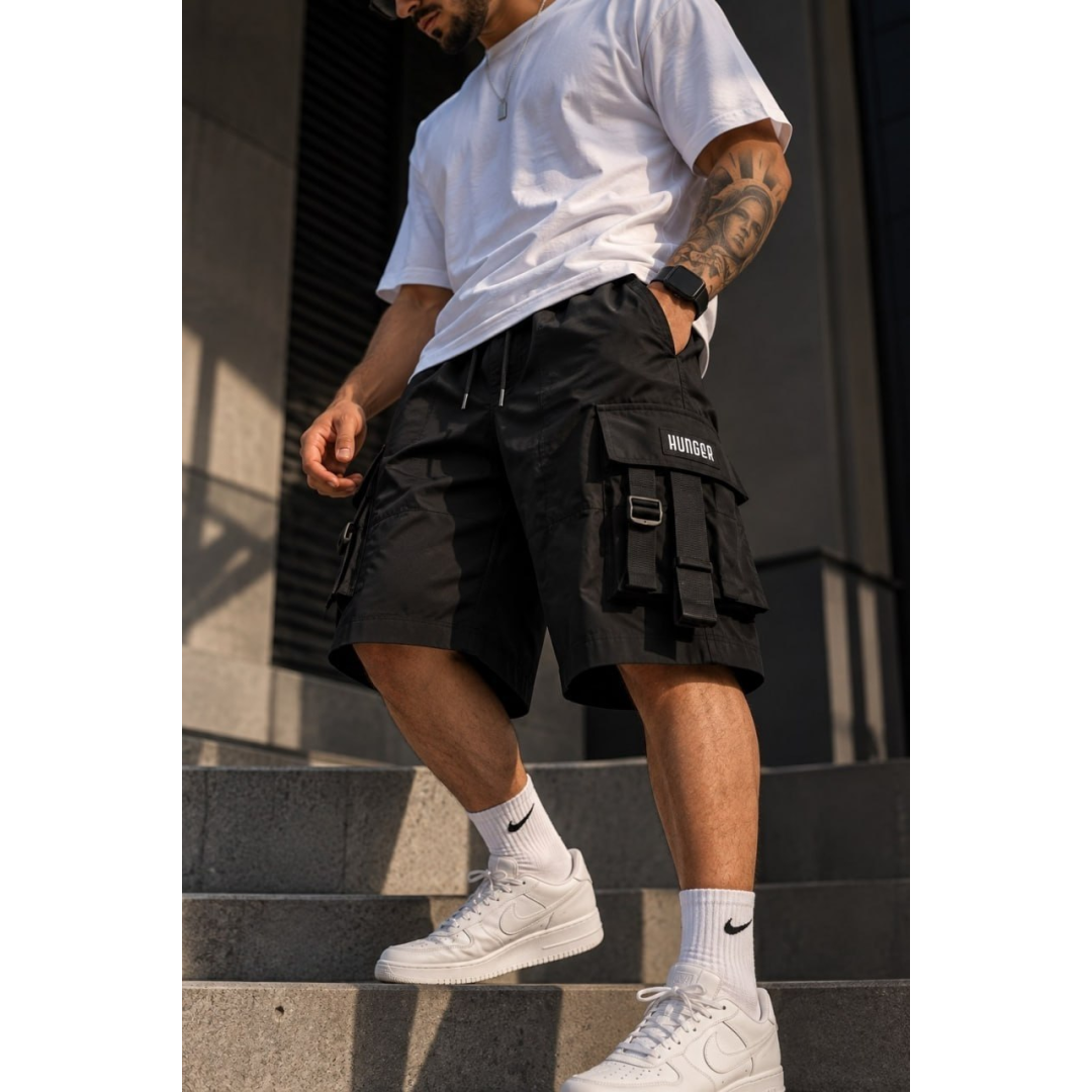 Bermudas Cargo Corta Vento Verão Masculina 5 Bolsos Skate