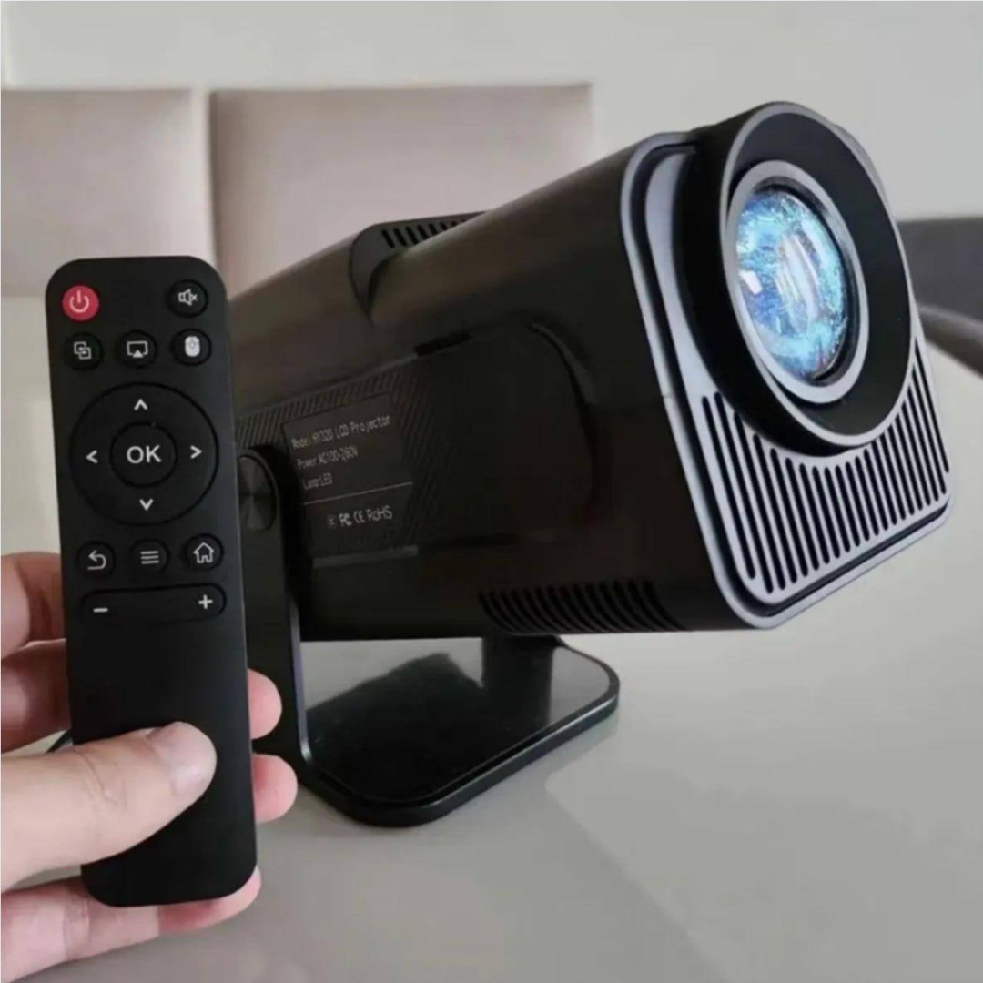 Projetor Android 11 Hy320 4k Bluetooth Smart Cinema Em Casa Cor Preto 127/220v
