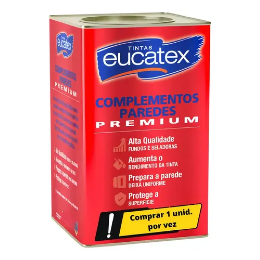 Selador Acrílico Branco Premium Eucatex Acabamento Fosco