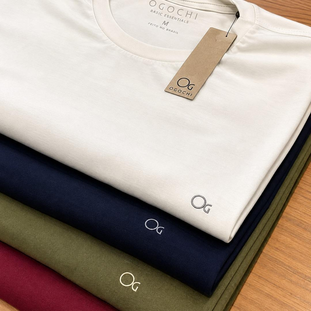 Camiseta Slim Algodão Ogochi