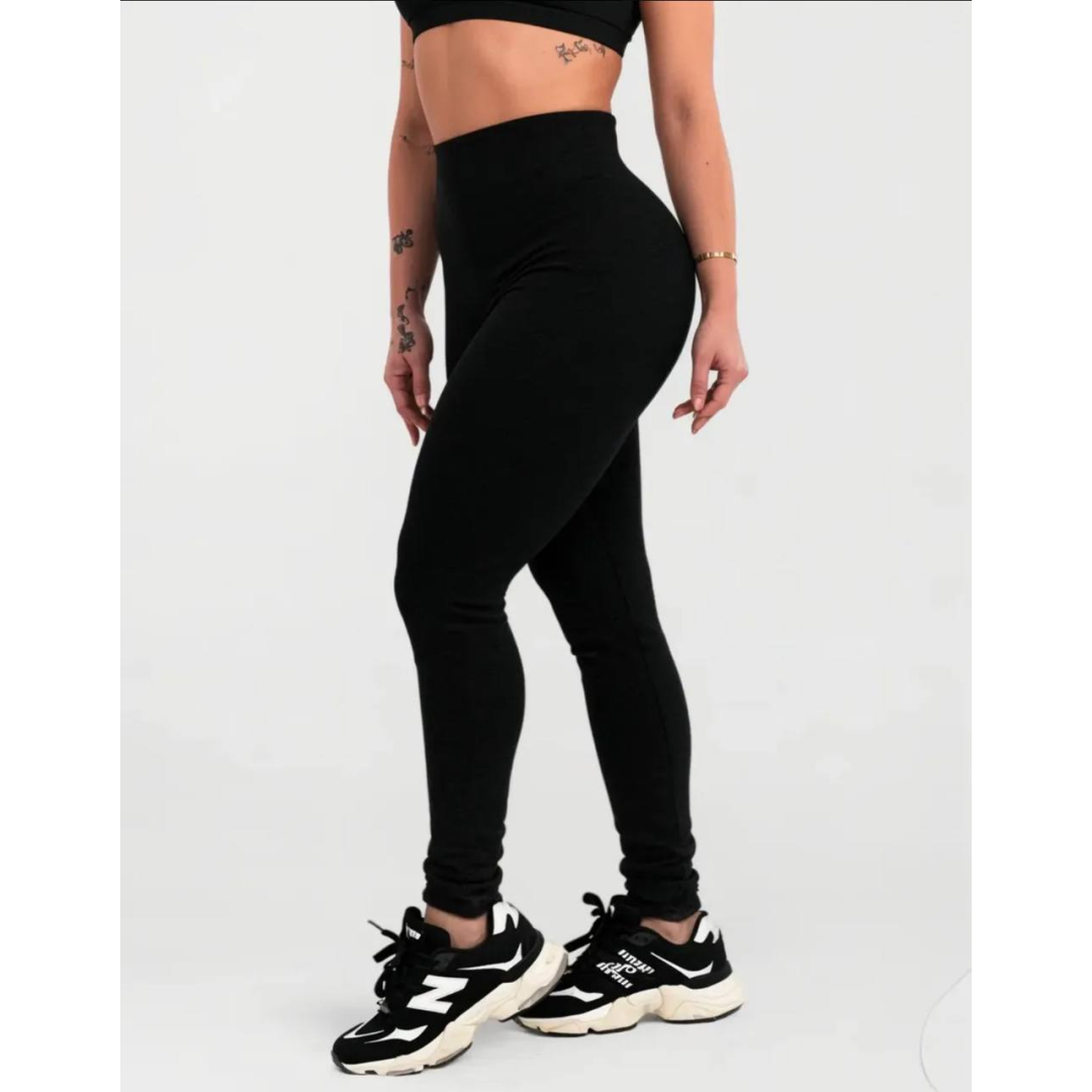 Calça Legging Leg Zero Transparência Cintura Alta Academia