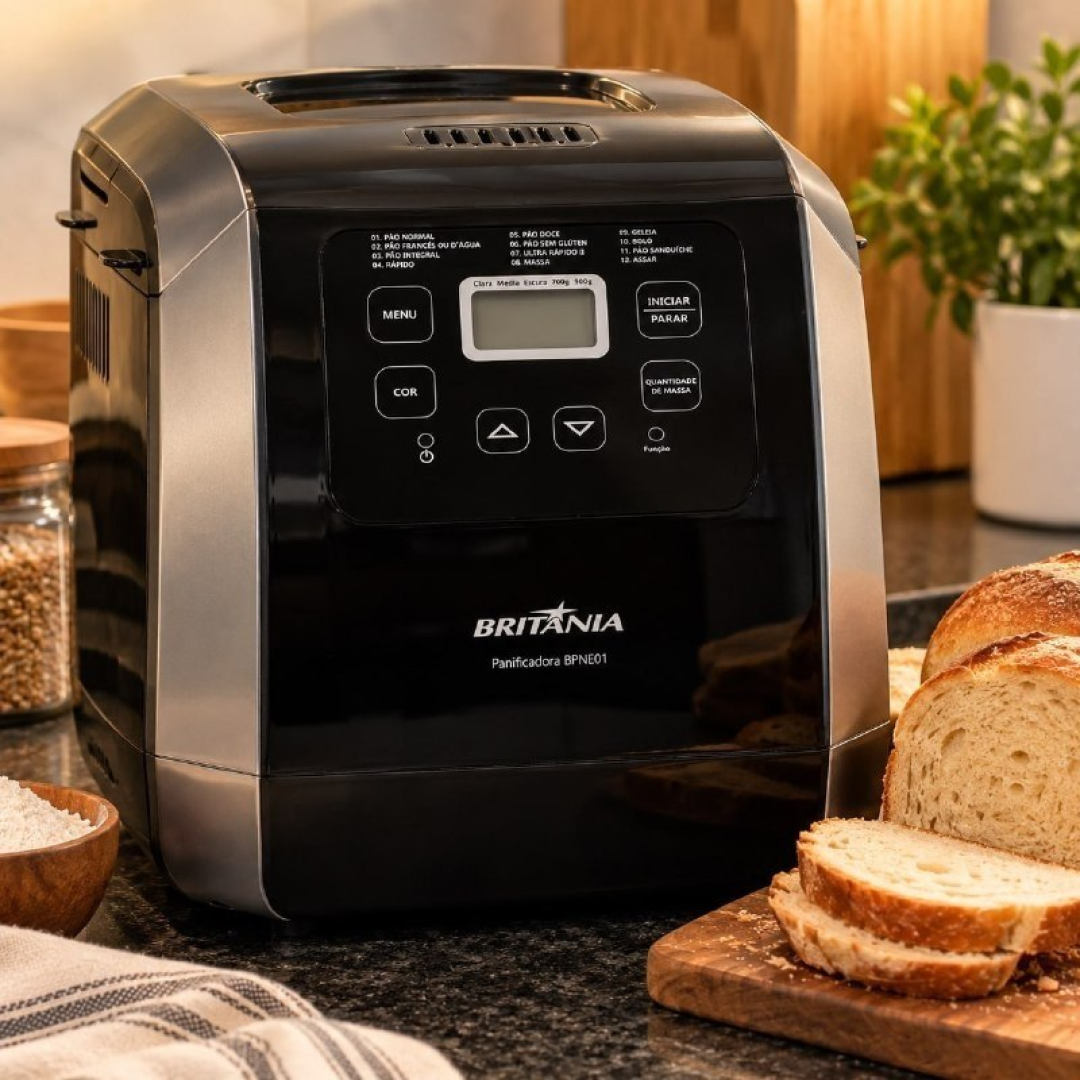 Panificadora Britânia Digital 12 Programas 3L BPNE01 127V