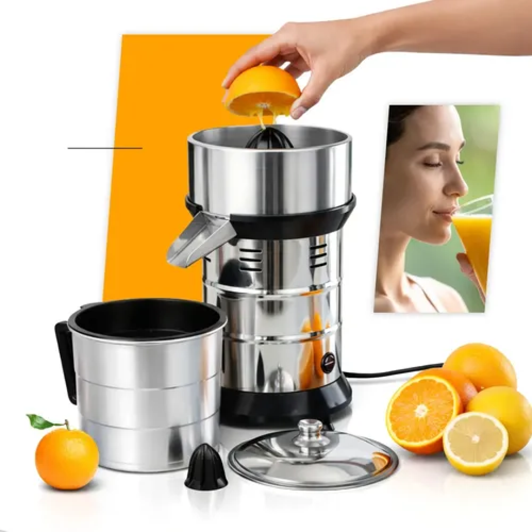 Extrator De Sucos Laranja Industrial 700w Jarra De 3 Litros Inox 127/220v 60hz