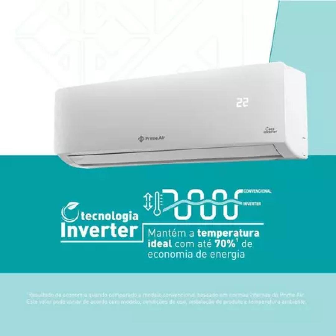 Ar-Condicionado Prime Air Inverter 9000BTUs Frio 9FC