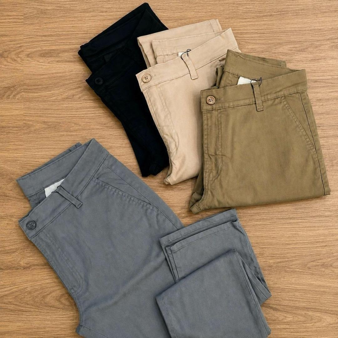 Calça Sarja Alfaiataria Slim Masculina (5 Cores)