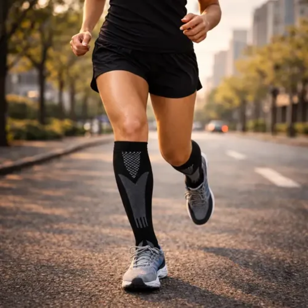 Meia De Compressão Elástica Esportiva Corrida